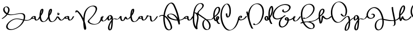 Sallia Regular font