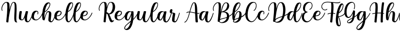 Nuchelle Regular font