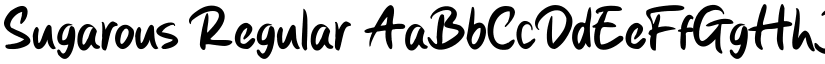 Sugarous font download