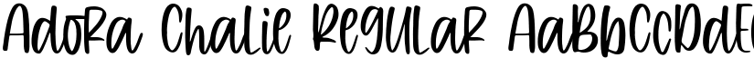 Adora Chalie Regular font