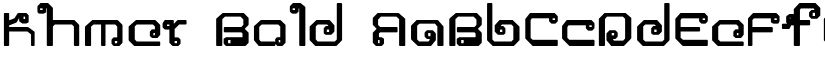 Khmer Bold font