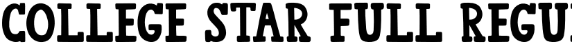College Star Full Regular font