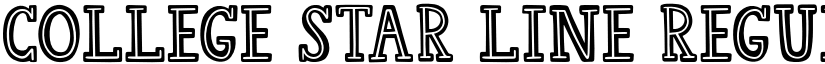 College Star Line Regular font