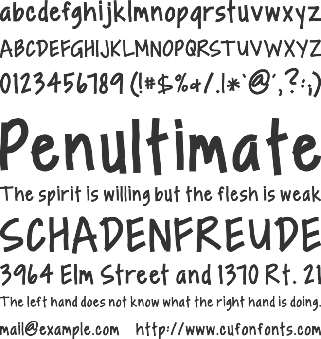 Boboiboy font preview