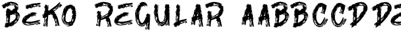 BEKO font download