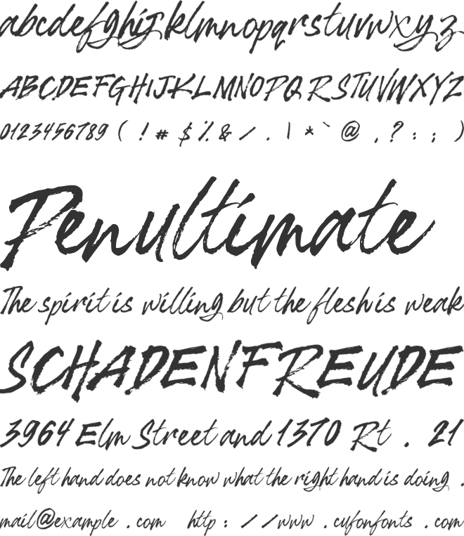 SHOCKWAVE FREE font preview