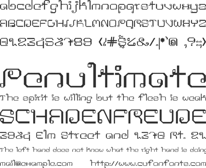 Khmer font preview