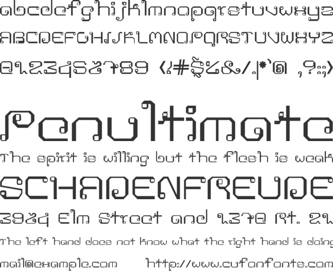 Khmer font preview