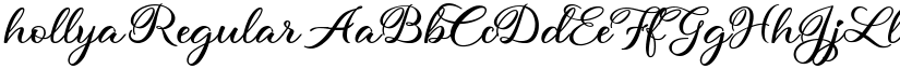 hollya Regular font