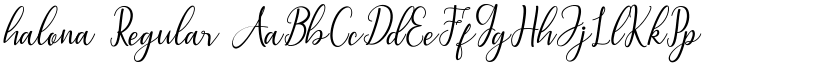 halona font download