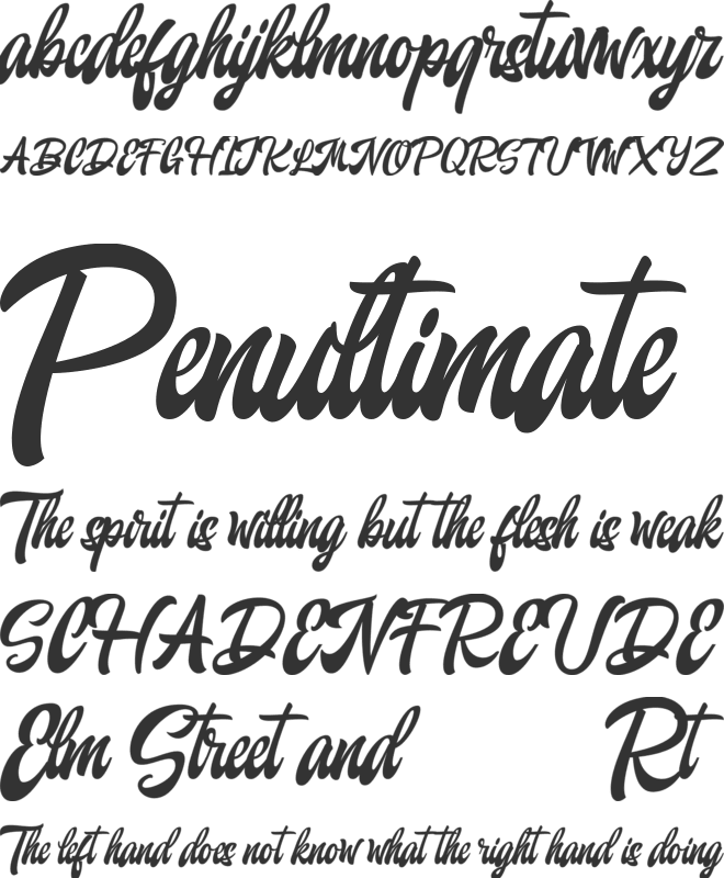 The Disnathos font preview