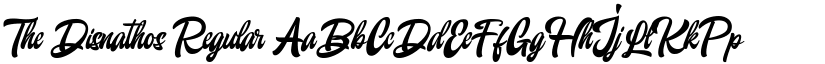 The Disnathos Regular font