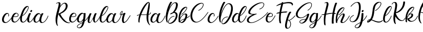 celia font download