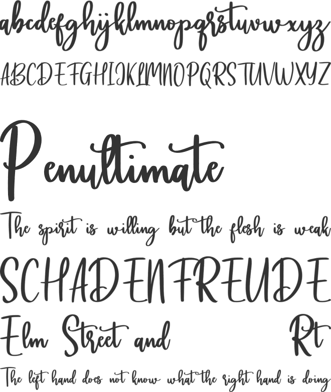 Battikaja font preview