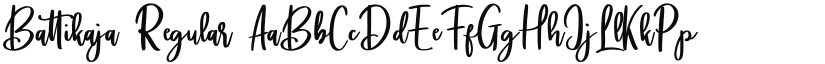 Battikaja Regular font
