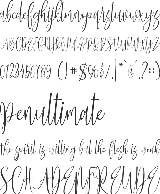 janetta font preview