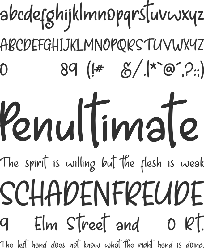 the FReSH of OnioN font preview