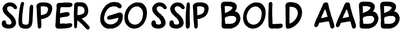 Super Gossip Bold font