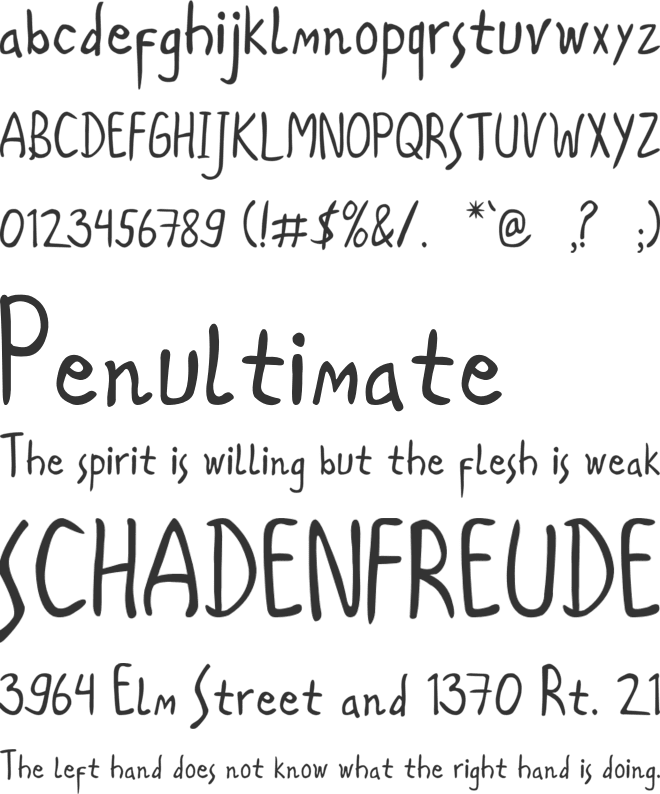 Arshavina font preview