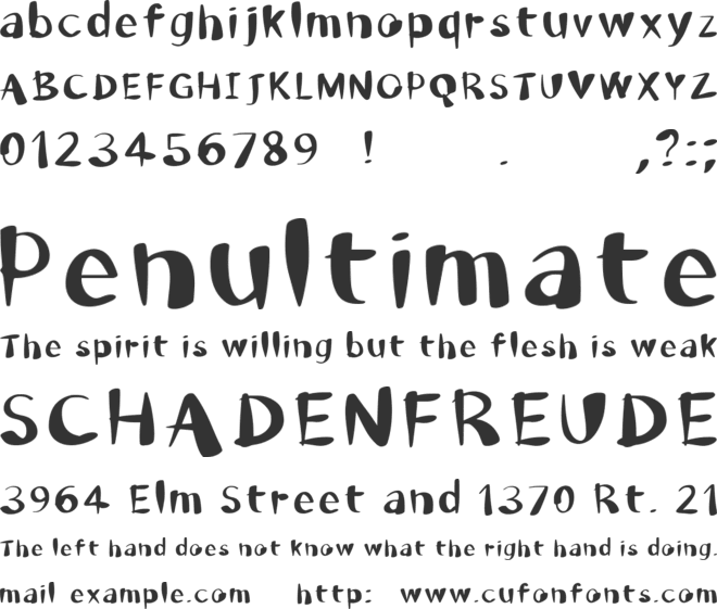 Michaellharper font preview