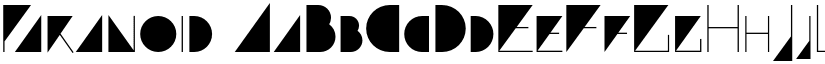 Paranoid font download