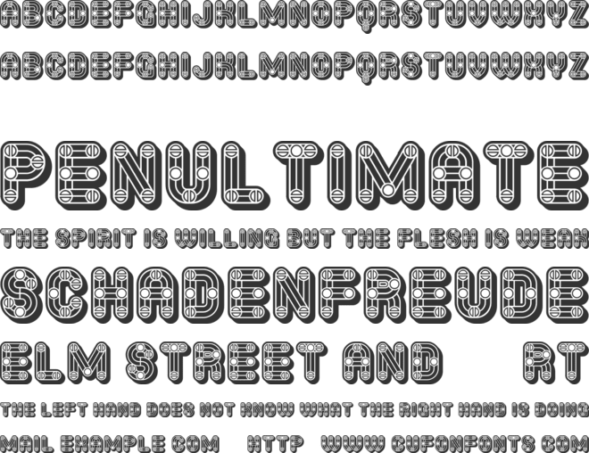 Furious Ride font preview