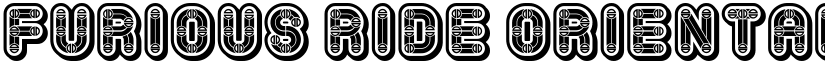 Furious Ride Oriental Regular font