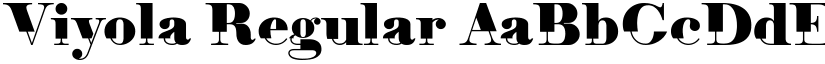Viyola Regular font
