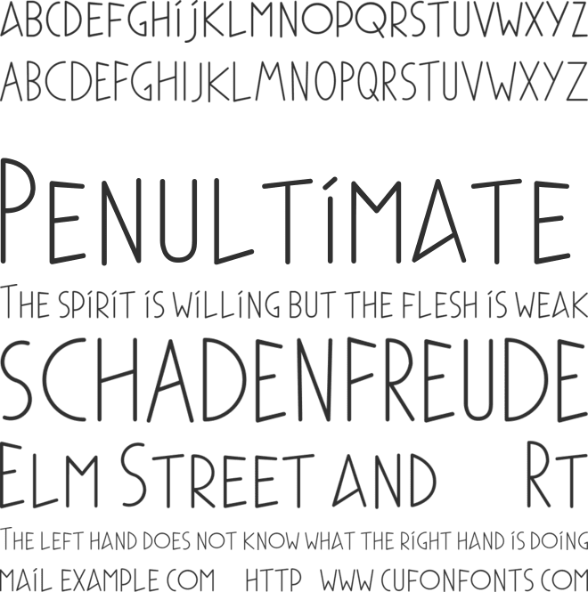 Phylactere Demo font preview
