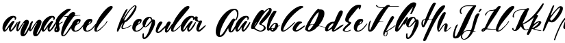 annasteel font download