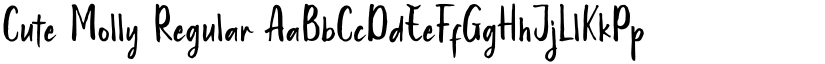 Cute Molly Regular font