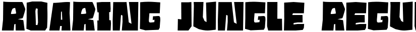 Roaring Jungle Regular font