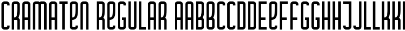 Cramaten Regular font