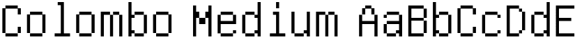Colombo Medium font