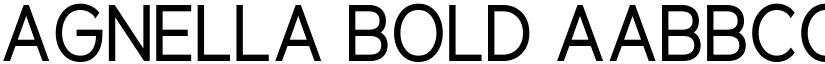 Agnella Bold font