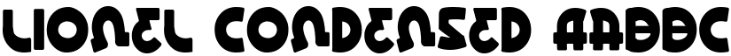 Lionel Condensed font