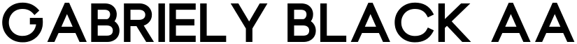 Gabriely Black font