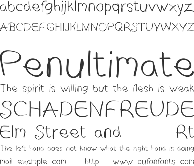 Jack Seel font preview
