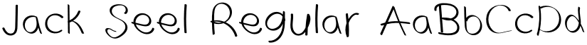 Jack Seel Regular font