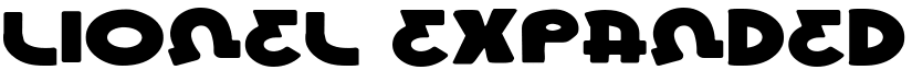 Lionel Expanded font
