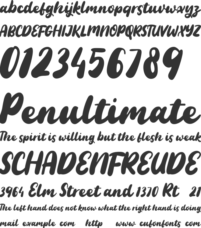 Livercool font preview