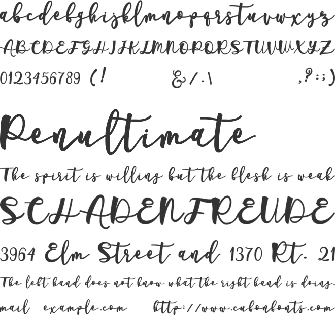 welmove font preview