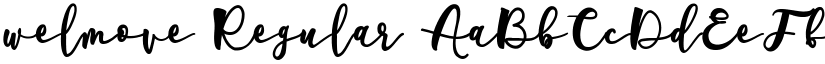 welmove Regular font