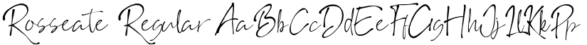 Rosseate Regular font