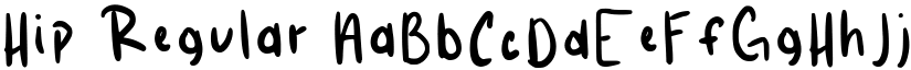 Hip Regular font