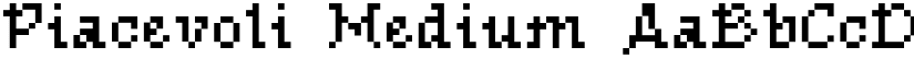 Piacevoli Medium font