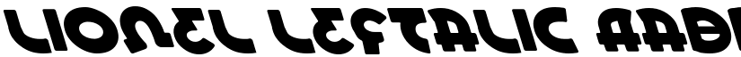 Lionel Leftalic font