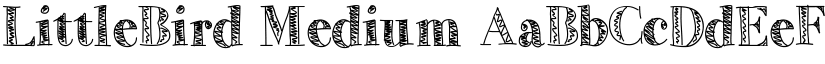 LittleBird Medium font