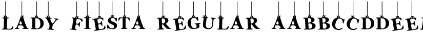 Lady Fiesta Regular font