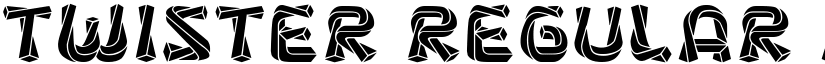 twister Regular font